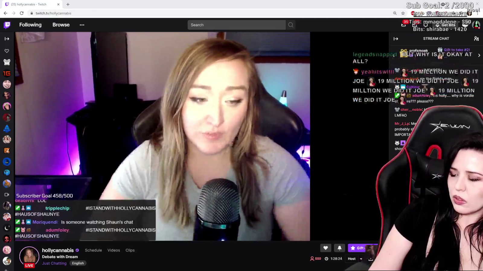 Dream comes on Kaceytron's stream to talk about his stans