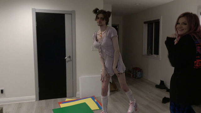X in final form of a Rollergirl