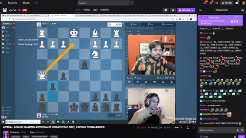 XQC and GM Hikaru give the same reaction