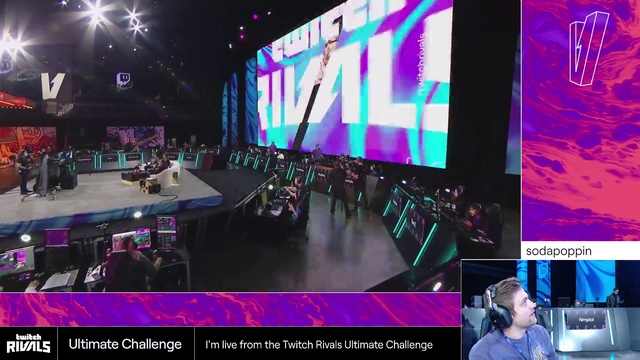 Soda gets a shoutout from the TwitchRivals casters