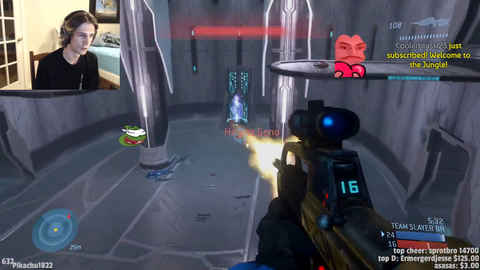 xQc and m0xy keep it clean at end of a Halo 3 doubles match