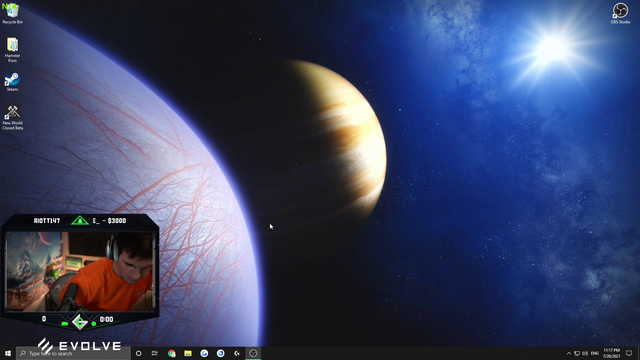 New world fries Gladd's video card live on stream