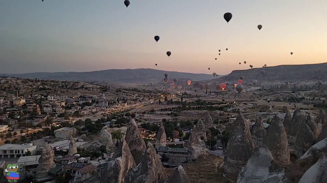 Just a normal morning in Cappadocio