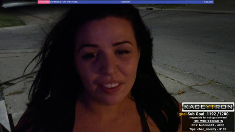 Female streamer' side job