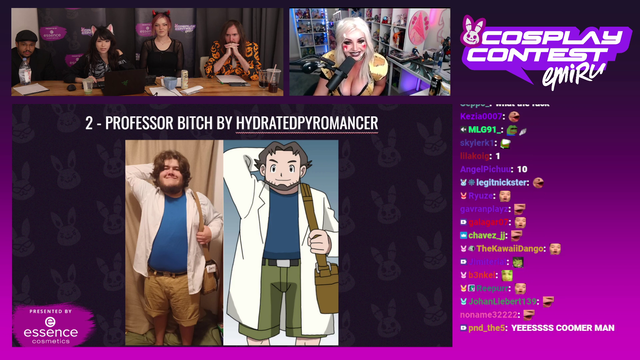 Mods mistype a cosplay name