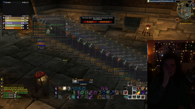 after grinding back to 60 for BWL, Stormfall dies the night before raid
