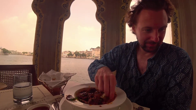 Jay tries bat skin from his 5 star hotel meal