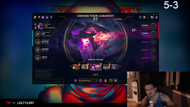 $213 a month streamer acidentally drops his only meal of the day