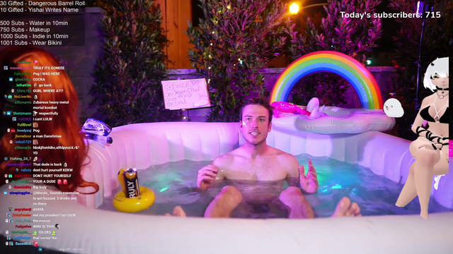 twitch hears jake is doing a hot tub stream