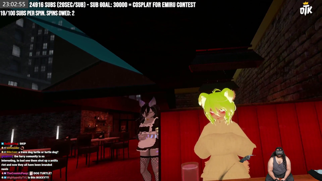 Esfand found a pet in VRChat