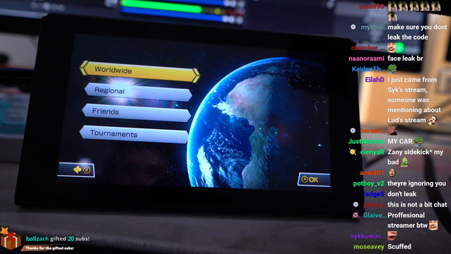 ludwig with epic capture of switch