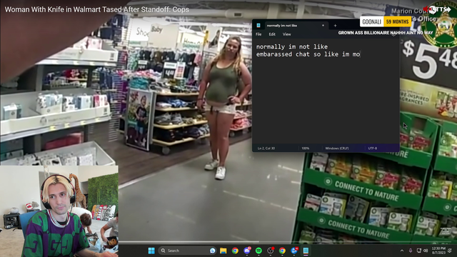 XQC maid read the message that he was typing to chat
