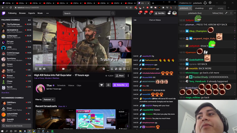 Poke watches Tfue's stream