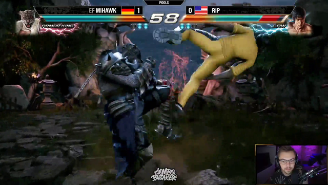 RIP with the absolute nutty comeback (tekken 7)