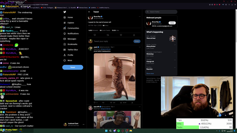 Brucedropemoff's discord filled with racism and threats against white people