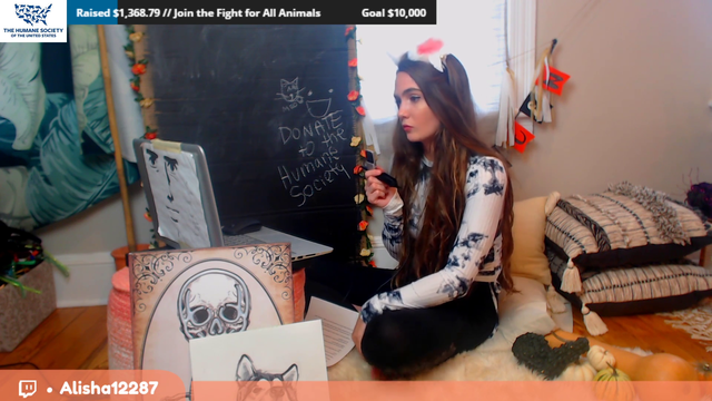 Alisha12287 has Kathleen Summers on her stream. She is a director at the Humane Society.