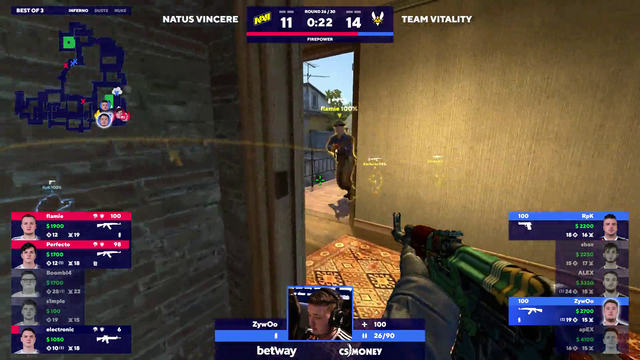 RpK 1v3 deagle clutch against Navi