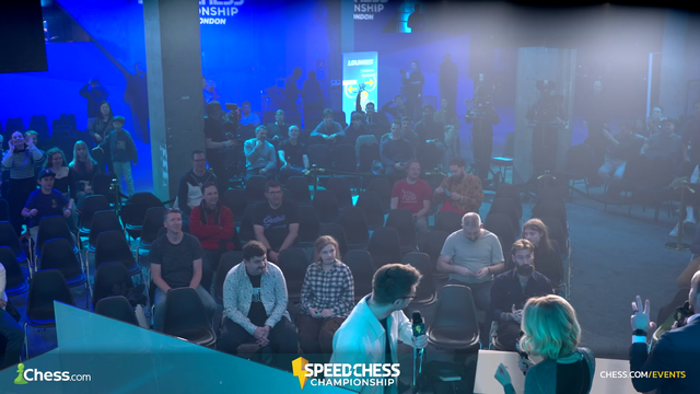 Chess commentator throws gift into crowd, hits man in head