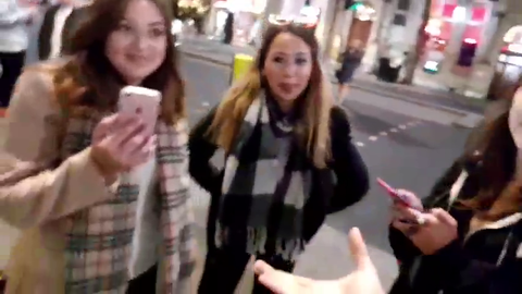 A girl mentions shes from Germany, Ice decides the best thing to do would be a nazi salute.