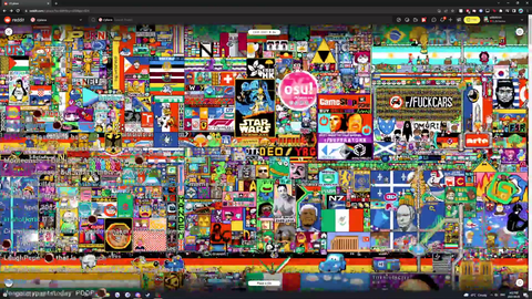 Reddit Admins Censor Tits from the r/place canvas LIVE