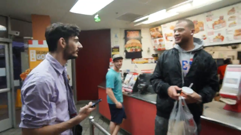 Ice gets trapped by Elevator door