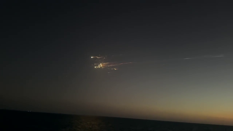 T-pain on a yacht got a nice view of debris from SpaceX Starship Flight 8