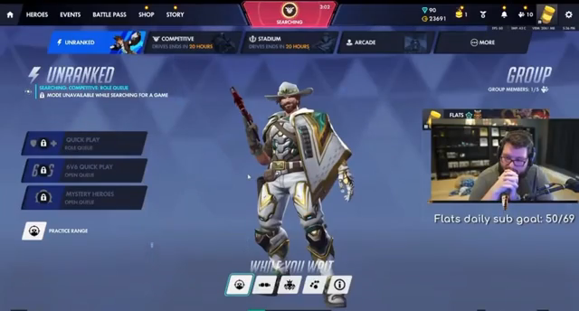 Overwatch streamer sharts and immediately cancels competitive