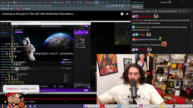 Hasan describes how xQc and Mitch Jones are opposites in the way they speak