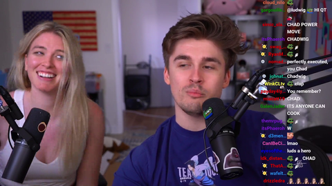 Ludwig details his first kiss with QT