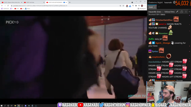 Hasan fake watching videos on stream