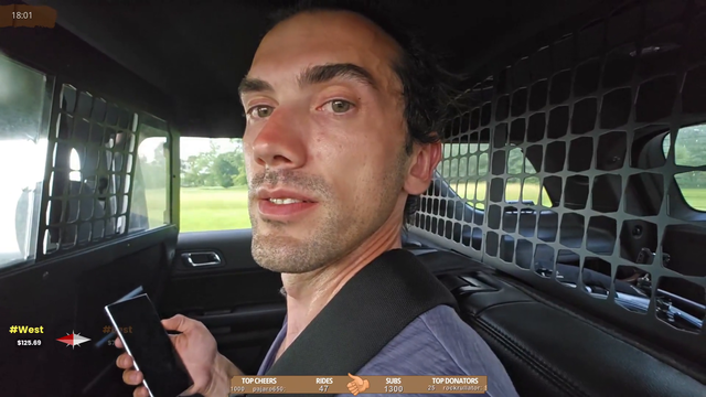 Picked up by the police