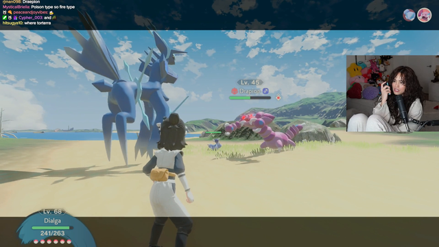 Valkyrae notices something about Dialga's tail you can't unsee:
