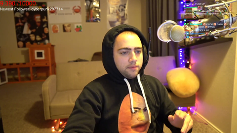Mizkif saying happy birthday to ewok