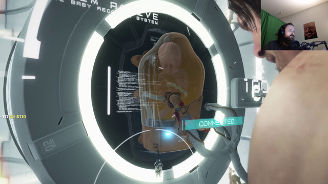 BB attempts to escape the pod.