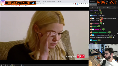 Hasan after being a tier 3 Train sub