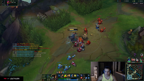 Tyler1 does his best Gangplank impression