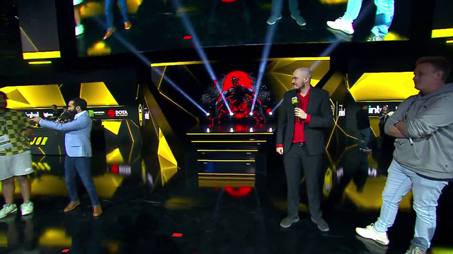 Dota 2 hosts didn't realise they invited a pro player onto the stage.