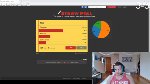 Tyler1 angry at his viewers for not participating in a poll