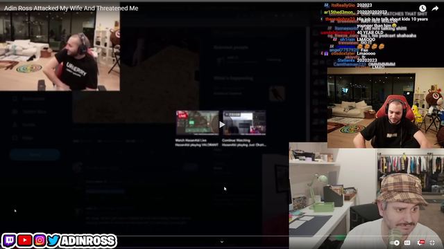 AdinRoss backtracks comments made to H3 yesterday insisting his friend was just playing around