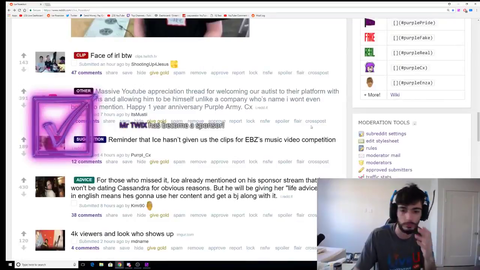 Ice Poseidon King of IRL reacts to Pokimane’s friend saying they are the faces of IRL.....LuL