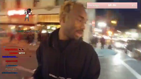 Dankquan helps disabled woman cross the street (non-clip chimp version)