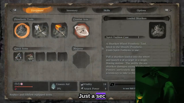 Aris gets a donation from a Japanese Sekiro fan