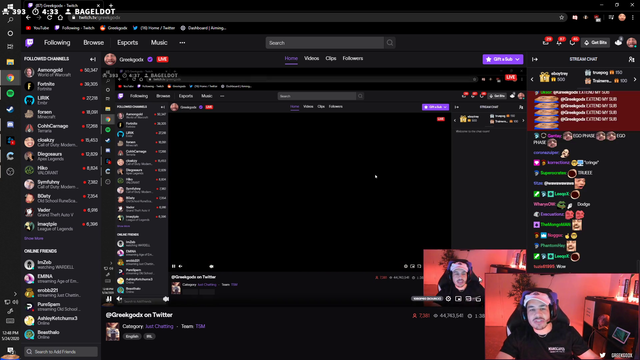 Greek does his impression of LSF viewers