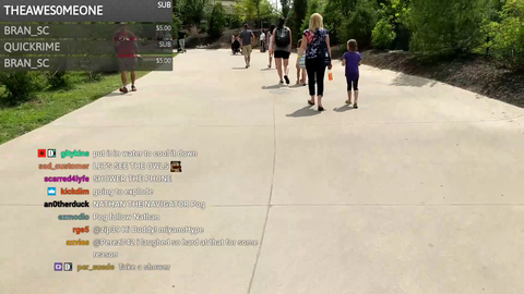 Nathan shows off his Ninja skills