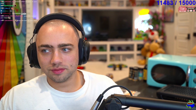 Mizkif shaved his head last night but forgot some spots