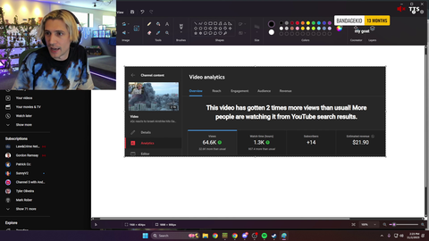 xQc became rich off the gaza video