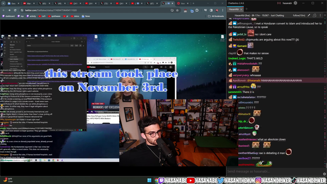 Hasan listens to an interesting take from Destiny