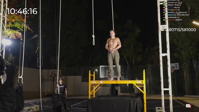 Kai Cenat pulls the wrong rope