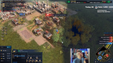 Top ranked AOE4 player gets his own tactics used against him.