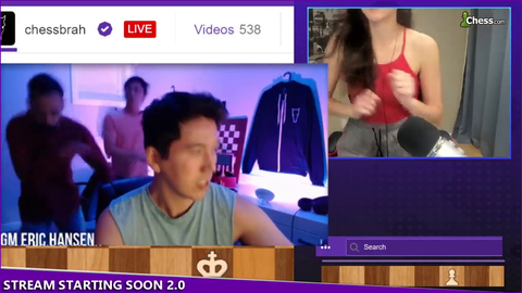 I just tuned in to watch some relaxing chess...